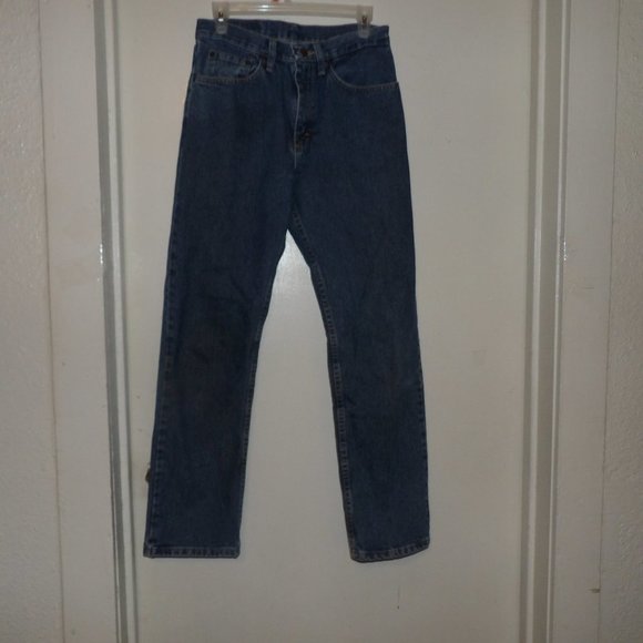 Men's Wrangler Straight Leg Jeans Sz 30/30 - Picture 1 of 8